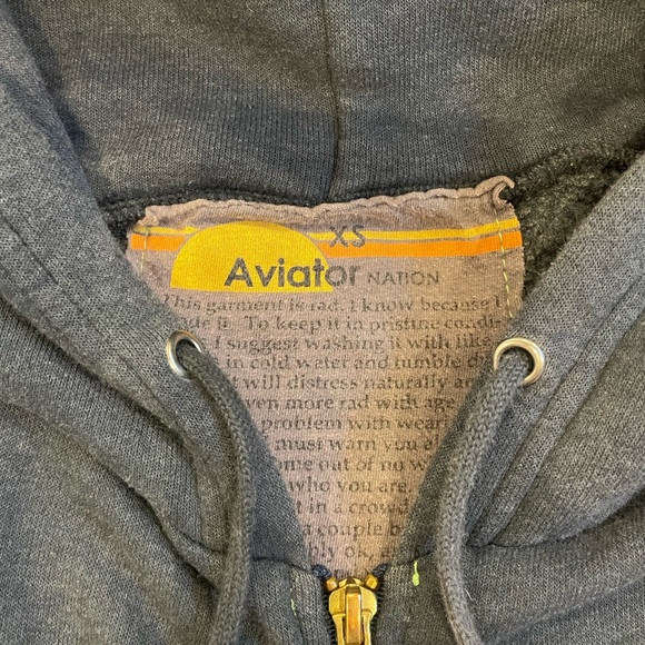 Aviator Nation 5 stripe hoodie! - Picture 2 of 4